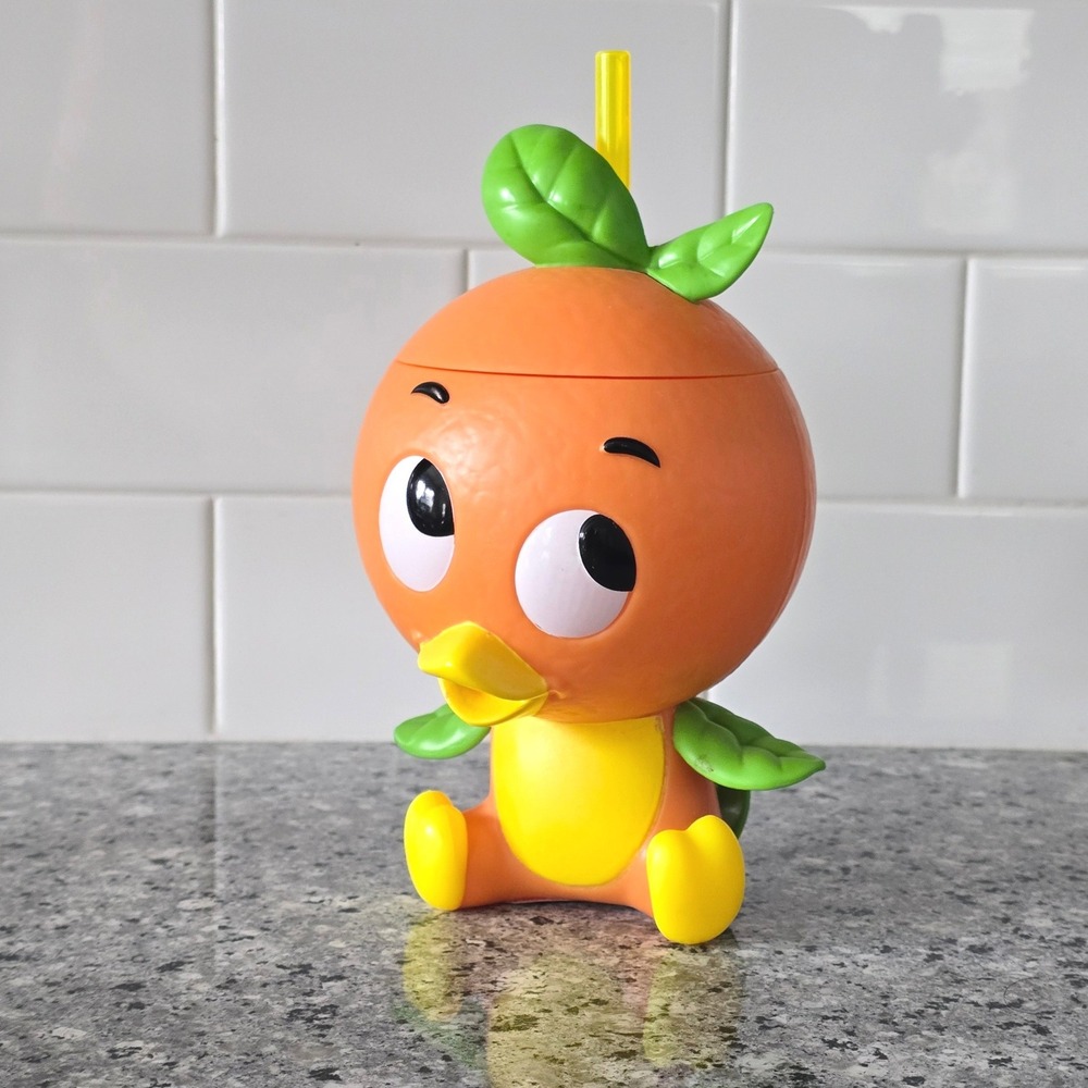 Disney Parks Orange Bird Souvenir Sipper Cup Epcot Flower & Garden Festival 2019